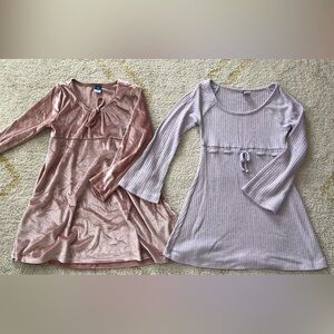 Old Navy Pink Velvet Tie-Front Top